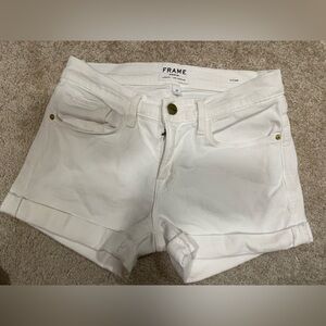 white shorts - frame - size 24